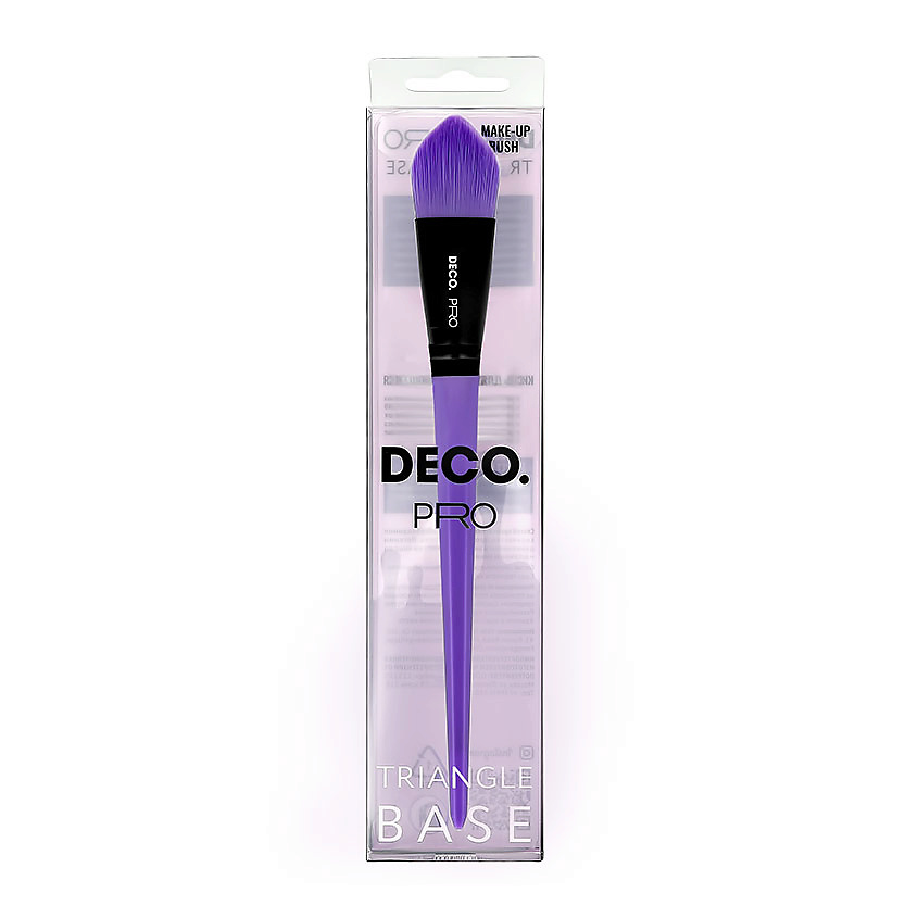 DECO. Кисть для тональной основы PRO triangle base – фото 2