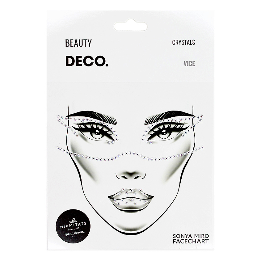 DECO. Кристаллы для лица и тела FACE CRYSTALS by Miami tattoos Vice – фото 2