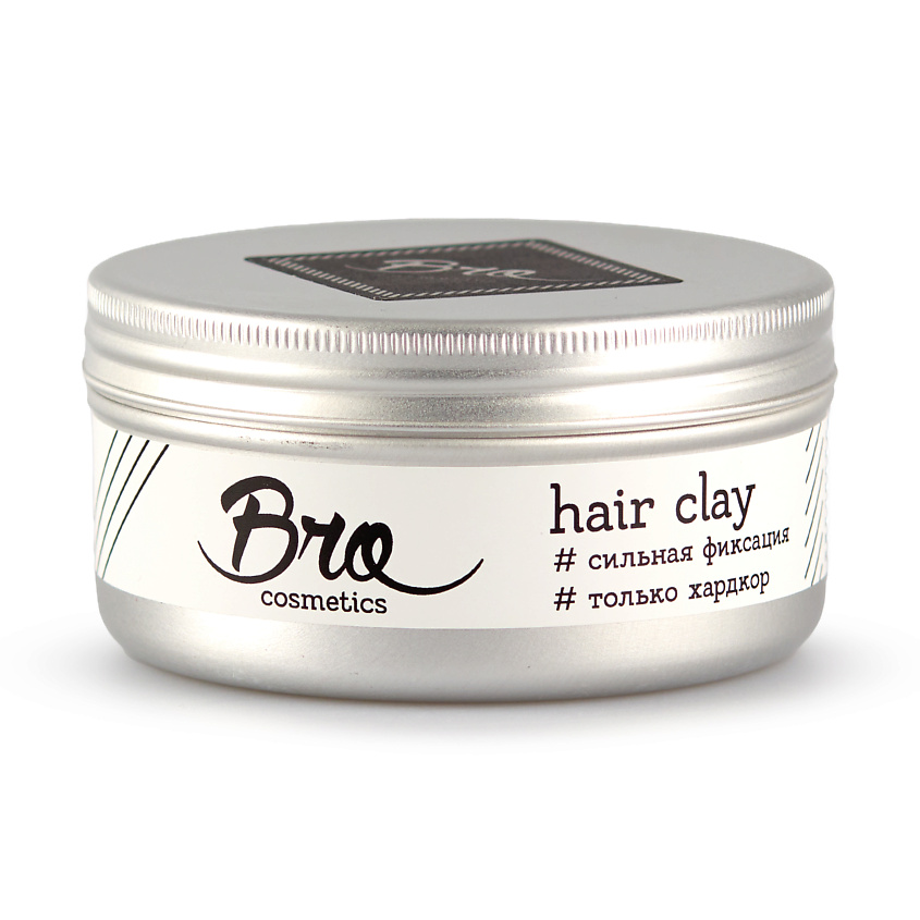 BROCOSMETICS Глина для укладки волос сильной фиксации, матовый финиш – фото 2