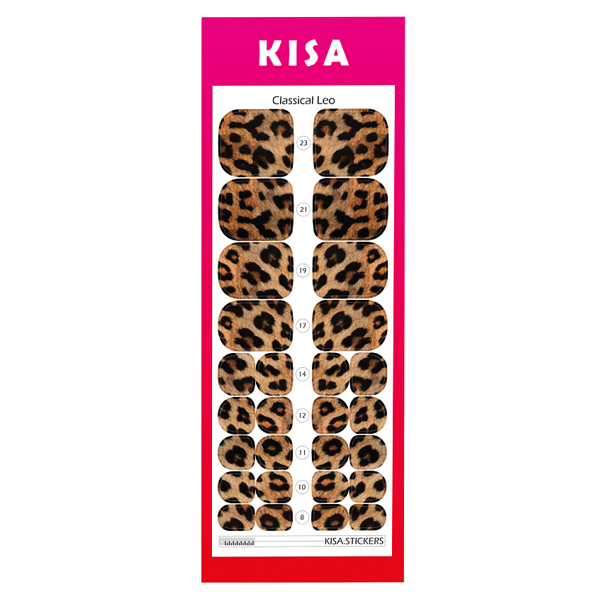 KISA.STICKERS Пленки для педикюра Classical Leo – фото 2