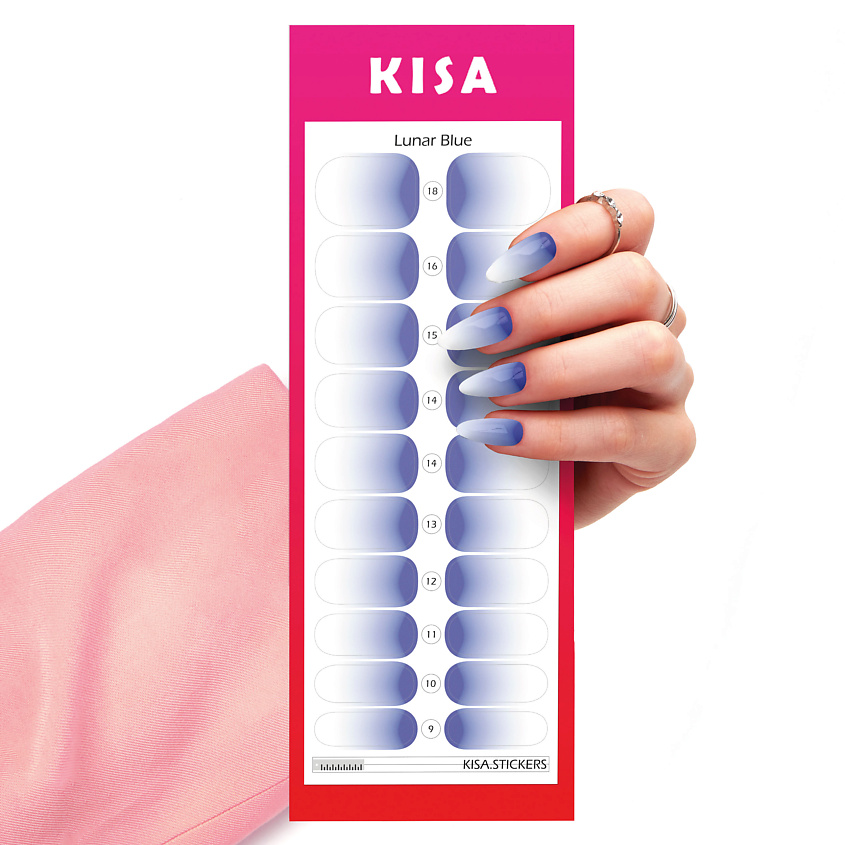 KISA.STICKERS Пленки для маникюра Lunar Blue – фото 2