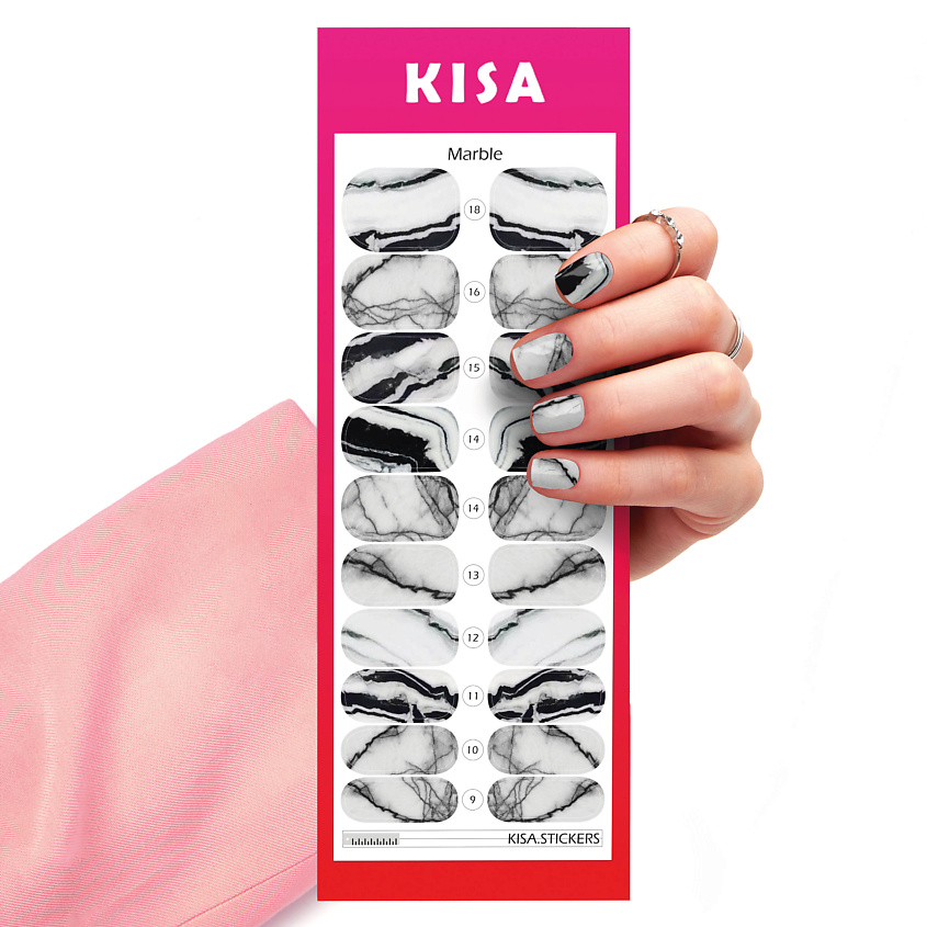 KISA.STICKERS Пленки для маникюра Marble – фото 2