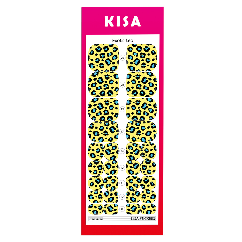 KISA.STICKERS Пленки для педикюра Exotic Leo – фото 2