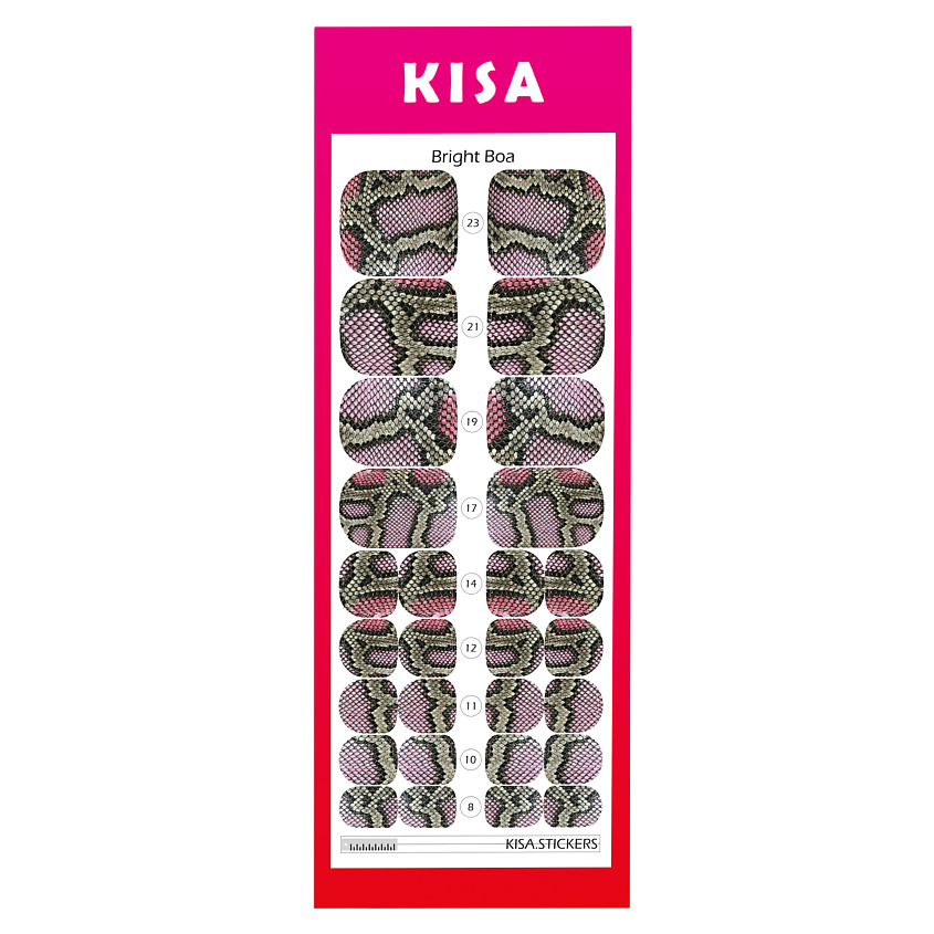 KISA.STICKERS Пленки для педикюра Bright Boa – фото 2