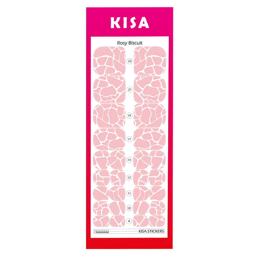 KISA.STICKERS Пленки для педикюра Rosy Biscuit – фото 2