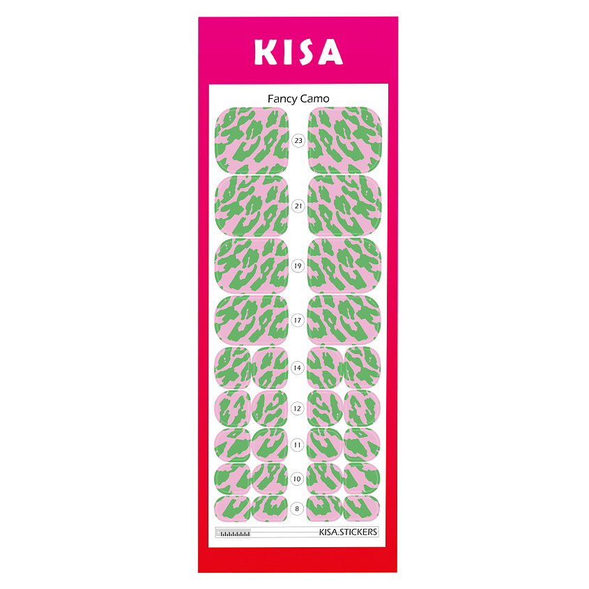 KISA.STICKERS Пленки для педикюра Fancy Camo – фото 2