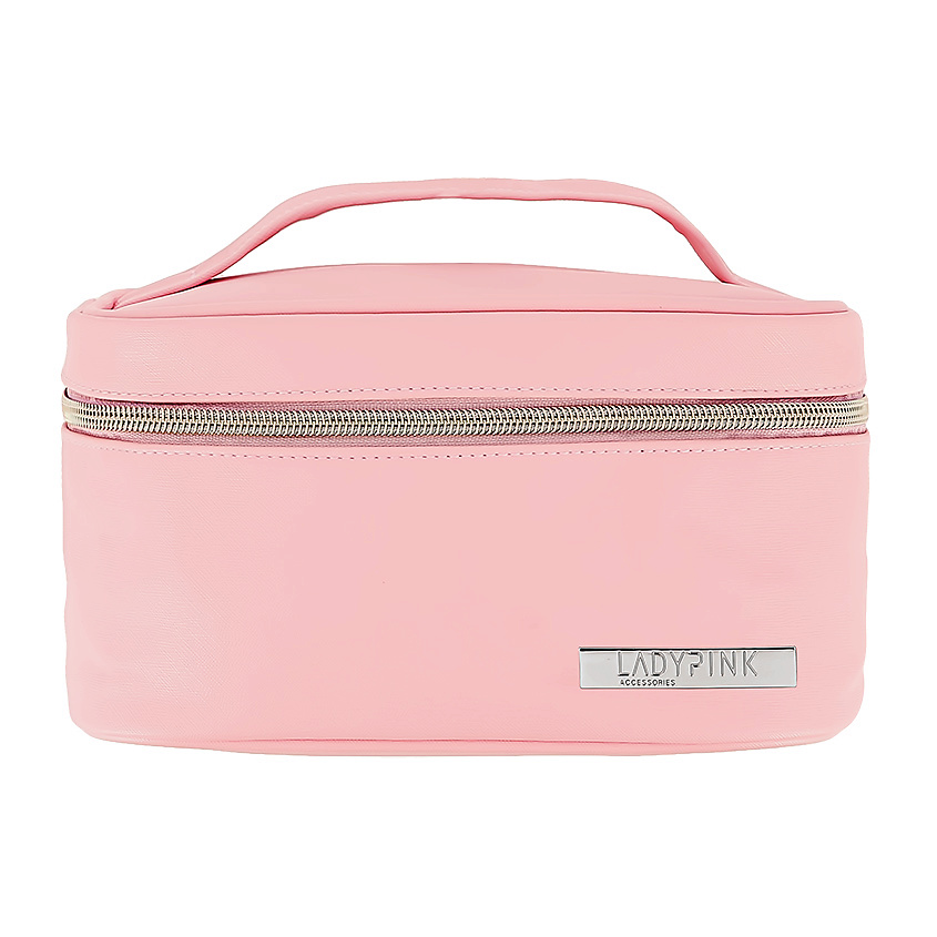 LADY PINK Косметичка-чемоданчик BASIC must have розовая – фото 2