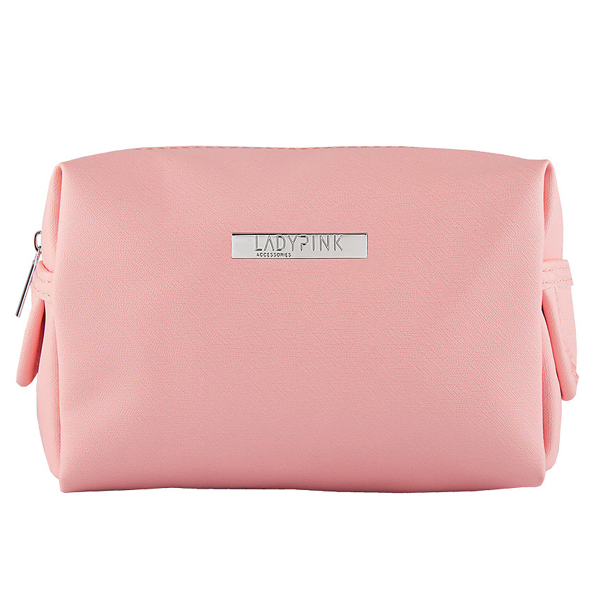 LADY PINK Косметичка BASIC must have квадратная розовая – фото 2