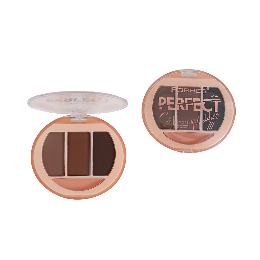 FARRES Тени для бровей 4 цвета PERFECT – фото 3
