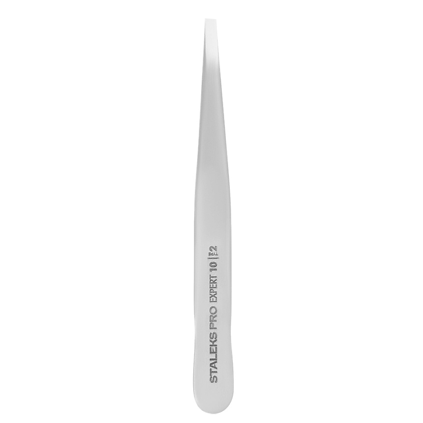 STALEKS Пинцет для бровей Staleks Pro Expert 10 Type 2 – фото 3