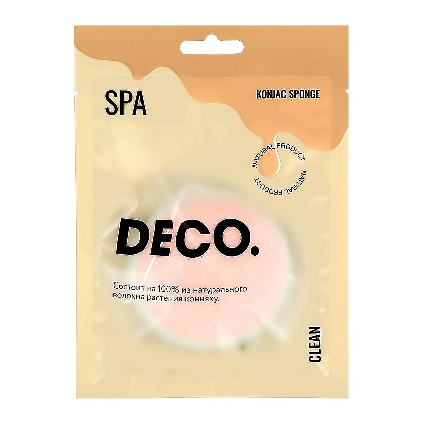 DECO. Спонж из конняку mint-rose – фото 2