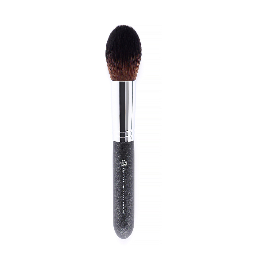 KRISTALL MINERALS COSMETICS Кисть круглая для пудры, бронзера, хайлайтера и румян – фото 2