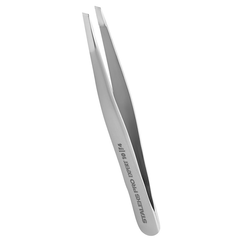 STALEKS Пинцет для бровей Staleks Pro Expert 10 Type 4 – фото 1