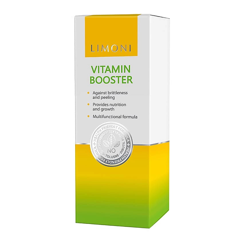 LIMONI Топ и база для крепления и роста ногтей с витаминами  Vitamin Booster – фото 3