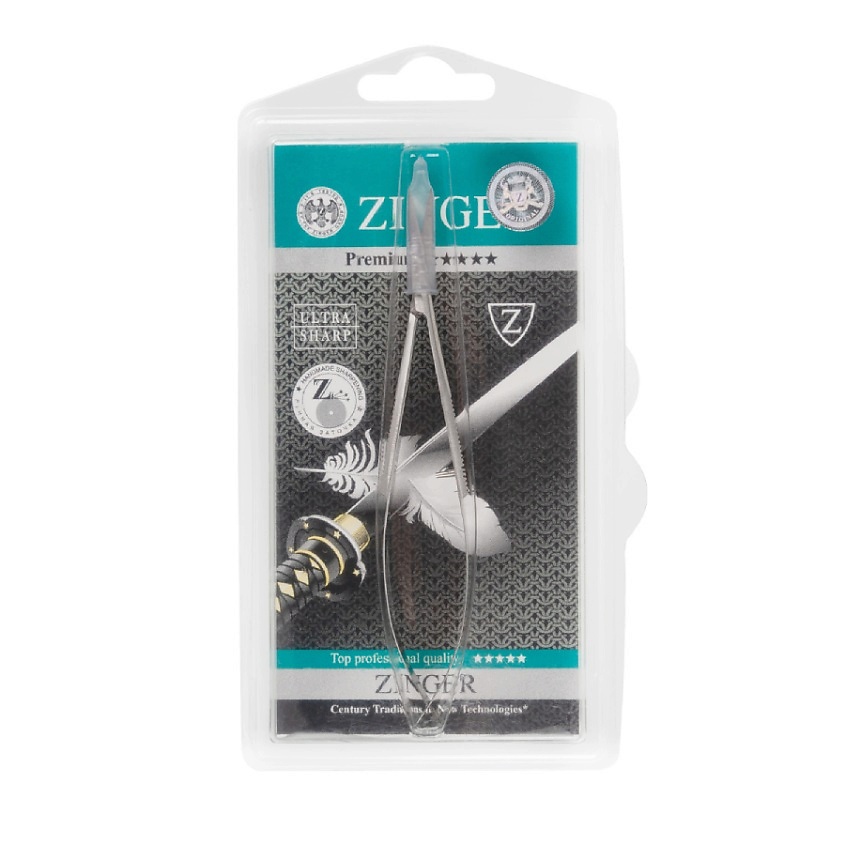 ZINGER Ножницы маникюрные прямые лезвия B-217-STR-SH-Salon – фото 2
