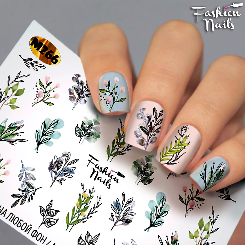 FASHION NAILS Слайдер дизайн для ногтей "Нежность" – фото 2