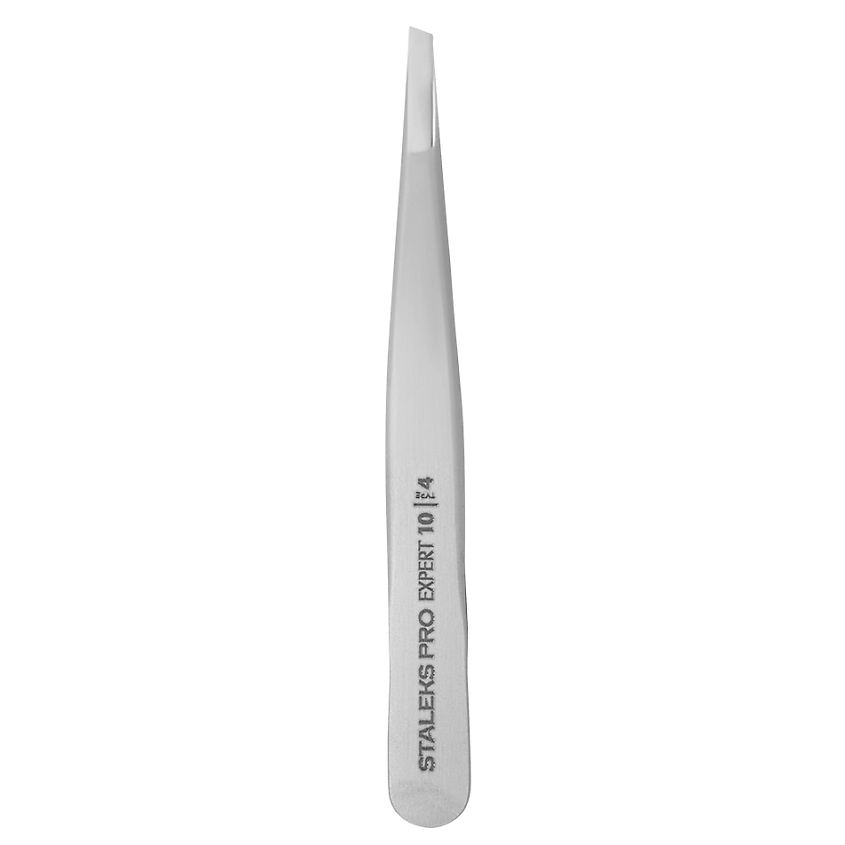 STALEKS Пинцет для бровей Staleks Pro Expert 10 Type 4 – фото 2