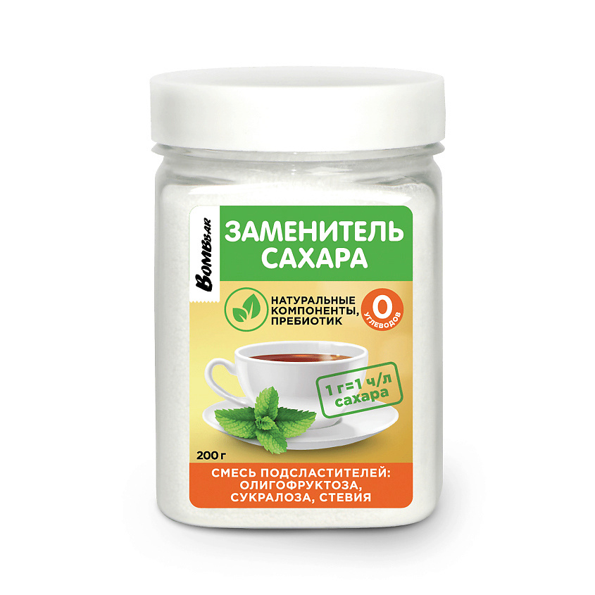 BOMBBAR Смесь подсластителей на основе олигофруктозы – фото 1