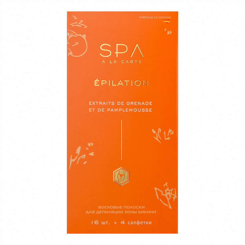 SPA A LA CARTE Восковые полоски для депиляции зоны бикини – фото 1
