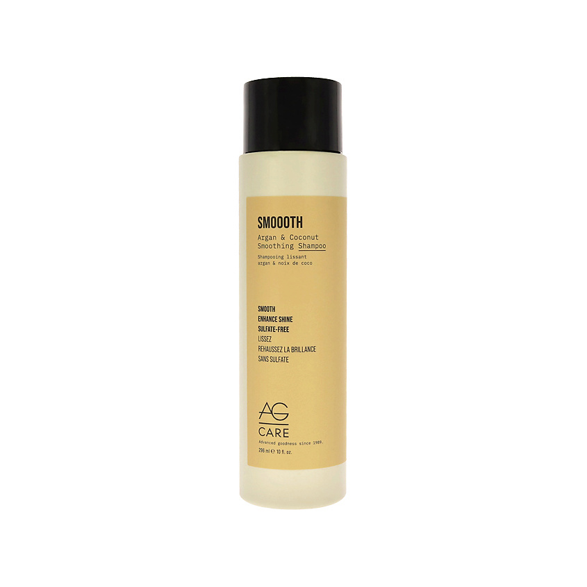 AG HAIR COSMETICS Шампунь для волос разглаживающий Smoooth Argan & Coconut Smoothing Shampoo – фото 1