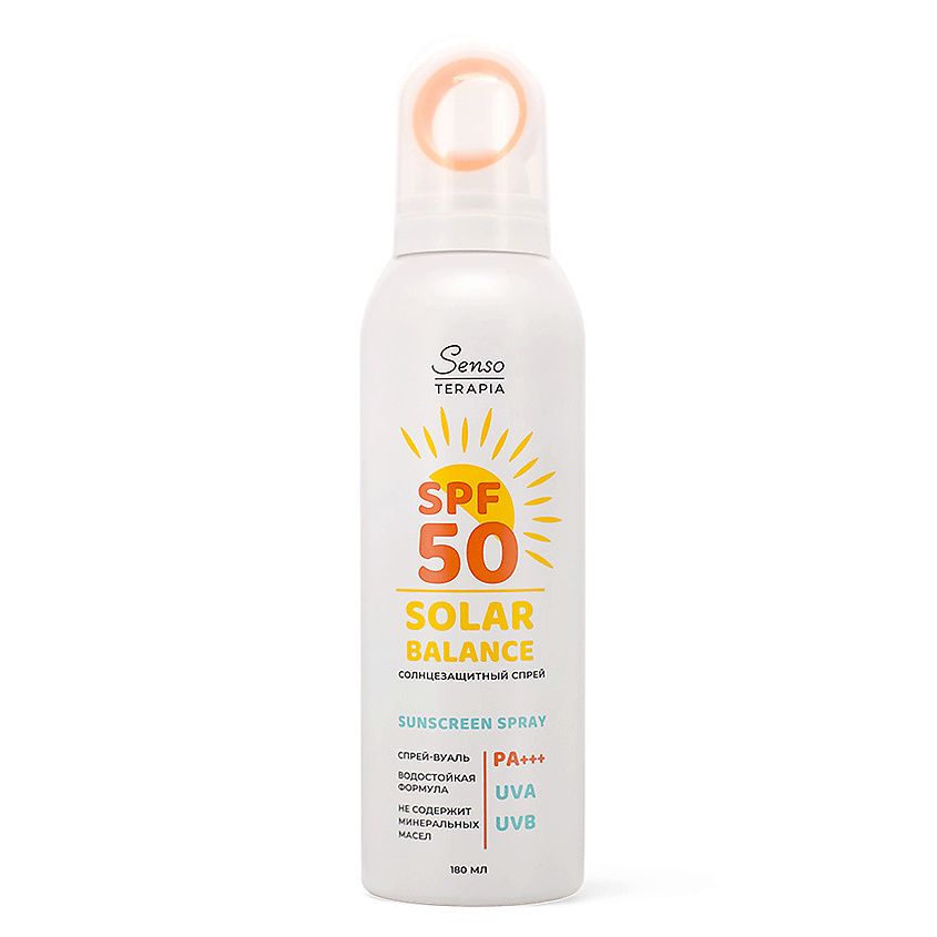 SENSOTERAPIA Солнцезащитный спрей для тела Solar Balance SPF50 PA+++ – фото 1