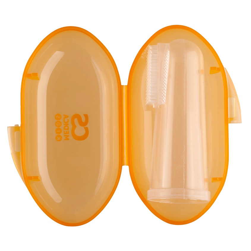CS MEDICA Силиконовая жевательная зубная щетка на палец KIDS CS-502 – фото 12