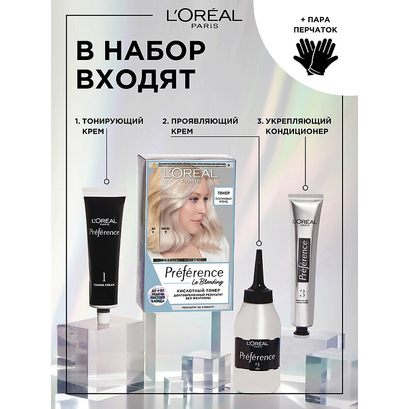 L'ORÉAL PARIS Тонер кислотный Preference – фото 4