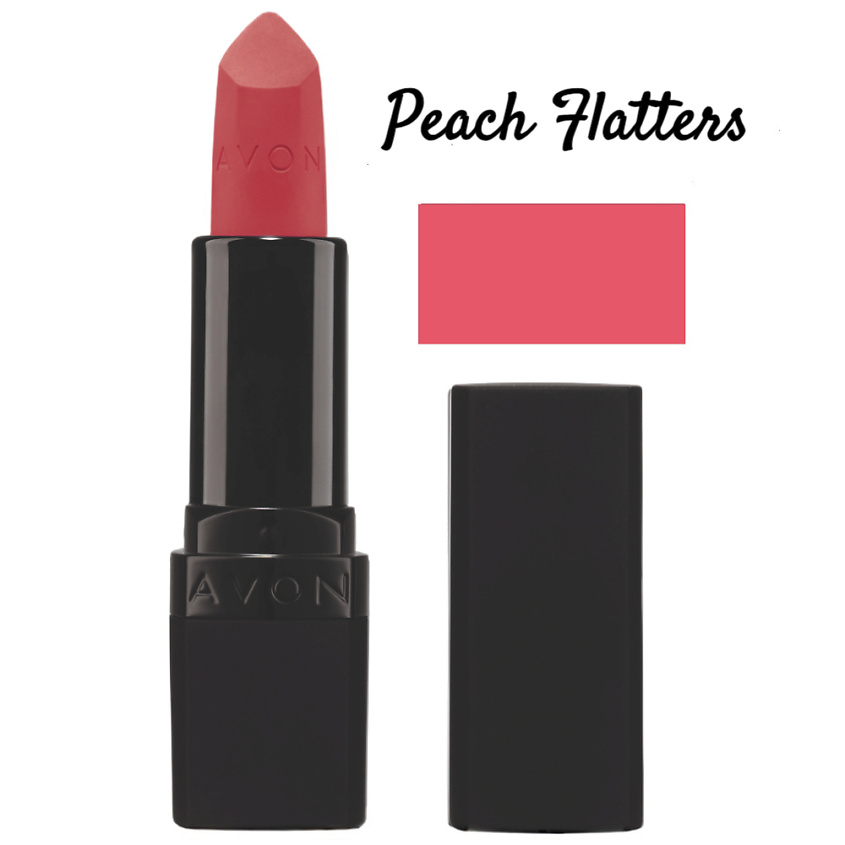AVON Увлажняющая матовая помада "Ультра", Персиковый/Peach Flatters – фото 3