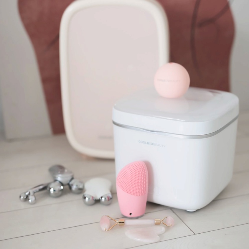 COOLBOXBEAUTY Мини-холодильник для косметики Up Box, с вертикальной загрузкой – фото 2