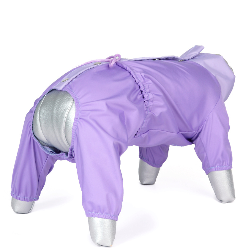 YORIKI Дождевик для собак Лаванда, девочка, сиреневый – фото 6