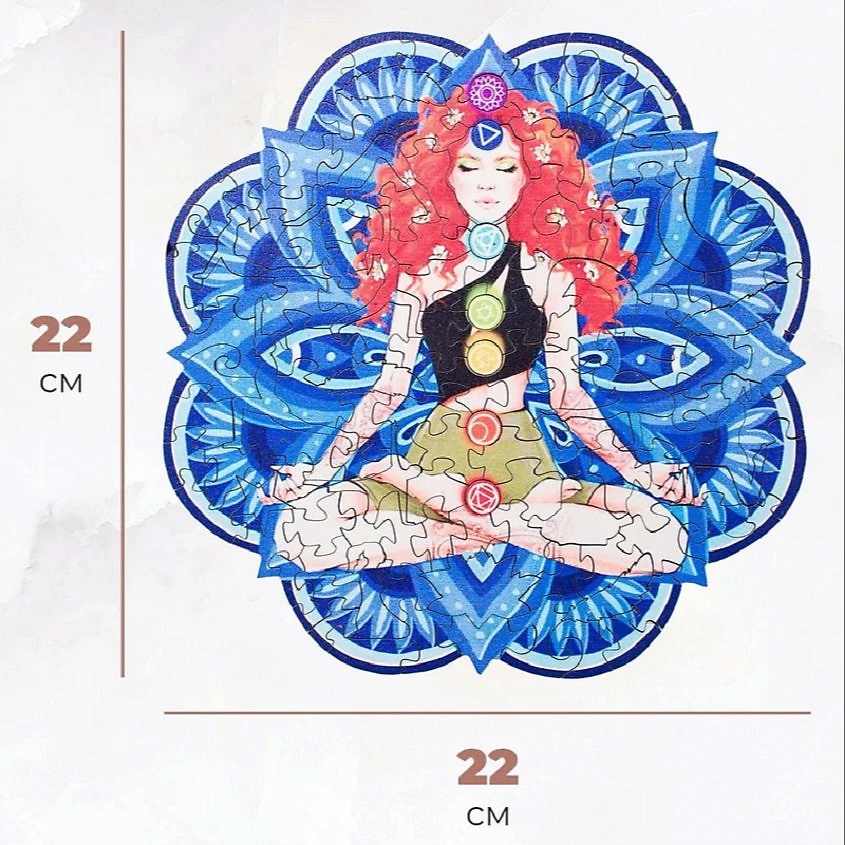 HEALTHY WAY Деревянные пазлы для взрослых "Чакры - Аджна" – фото 6