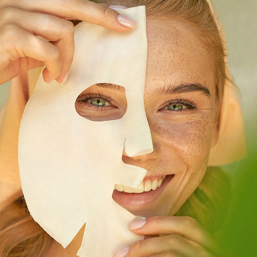 7DAYS Маска для лица тканевая увлажняющая косметическая GO VEGAN Friday pink day – фото 2