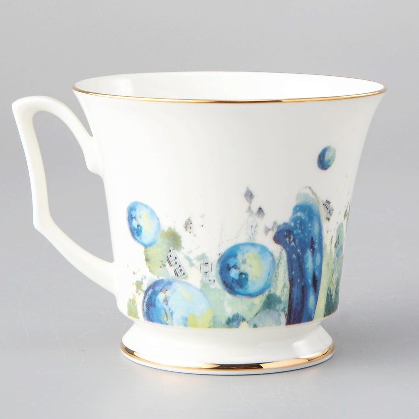 ИМПЕРАТОРСКИЙ ФАРФОРОВЫЙ ЗАВОД Чашка с блюдцем "Весна" – фото 3