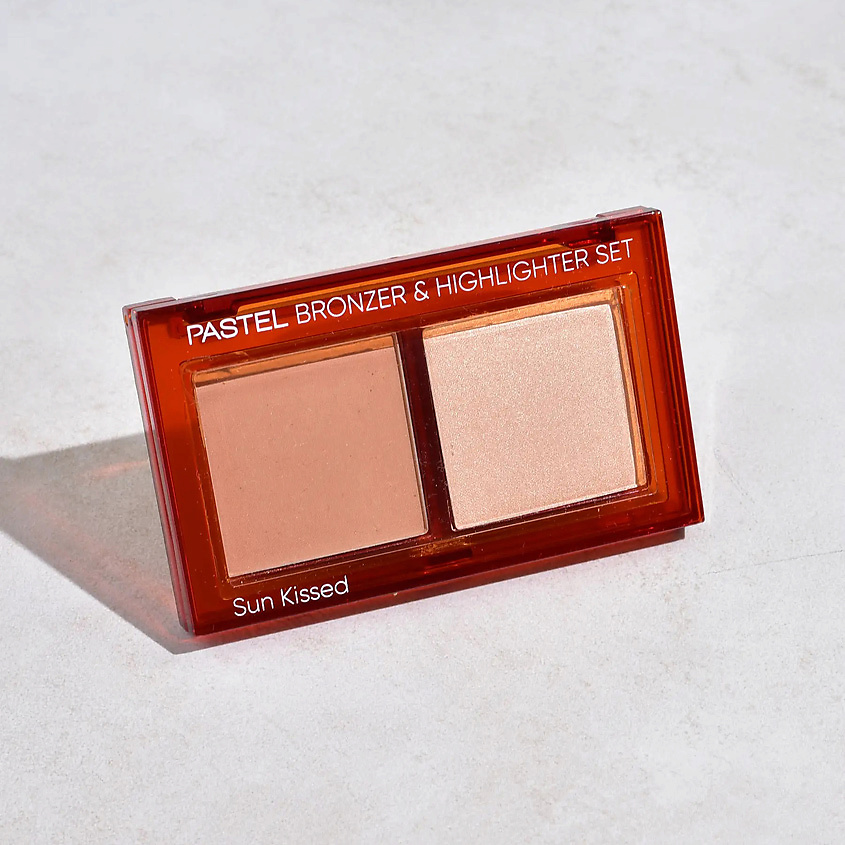 PASTEL Бронзер и хайлайтер PROFASHION BRONZER & HIGHLIGHTER SET SUN KISSED – фото 3