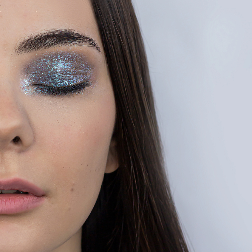 LIMONI Тени для век "Eye Shadow Prism", Глубокий синий Тон 006 – фото 2