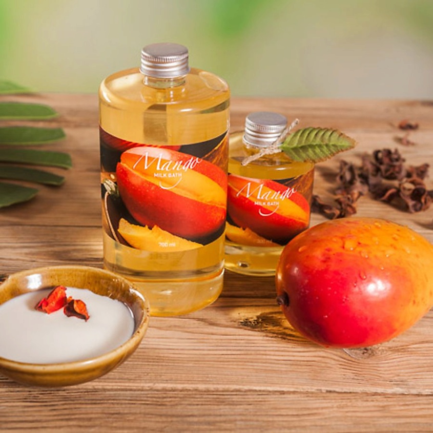 THAI TRADITIONS Масло для ванны и душа гидрофильное молочная ванна смягчающая Манго – фото 5