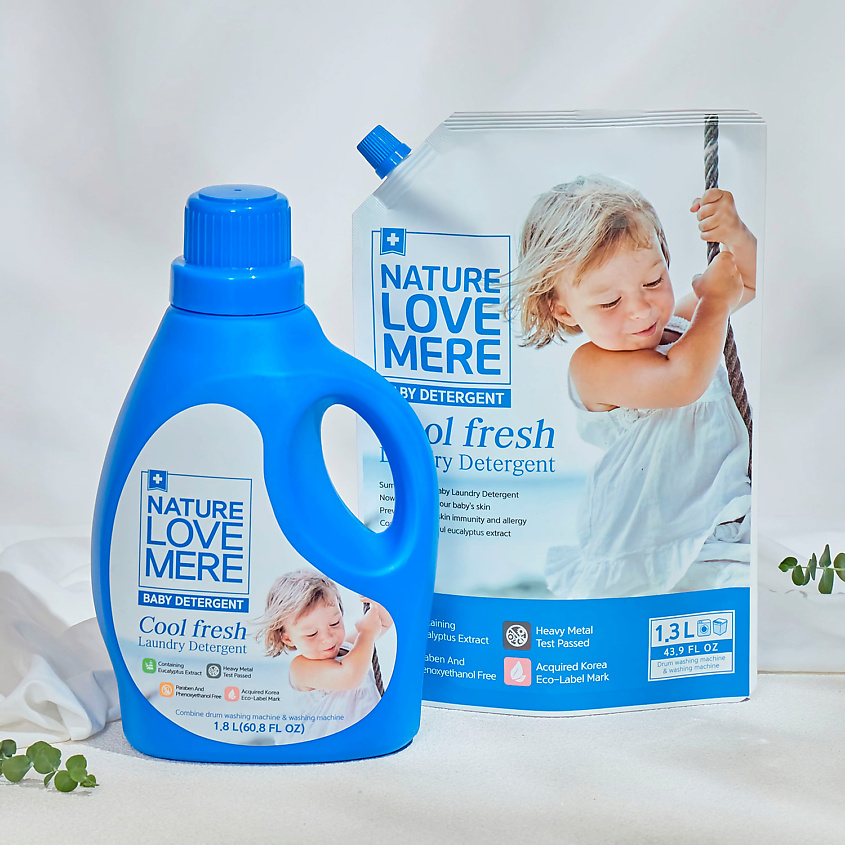 NATURE LOVE MERE Гель для стирки Cool Fresh – фото 3