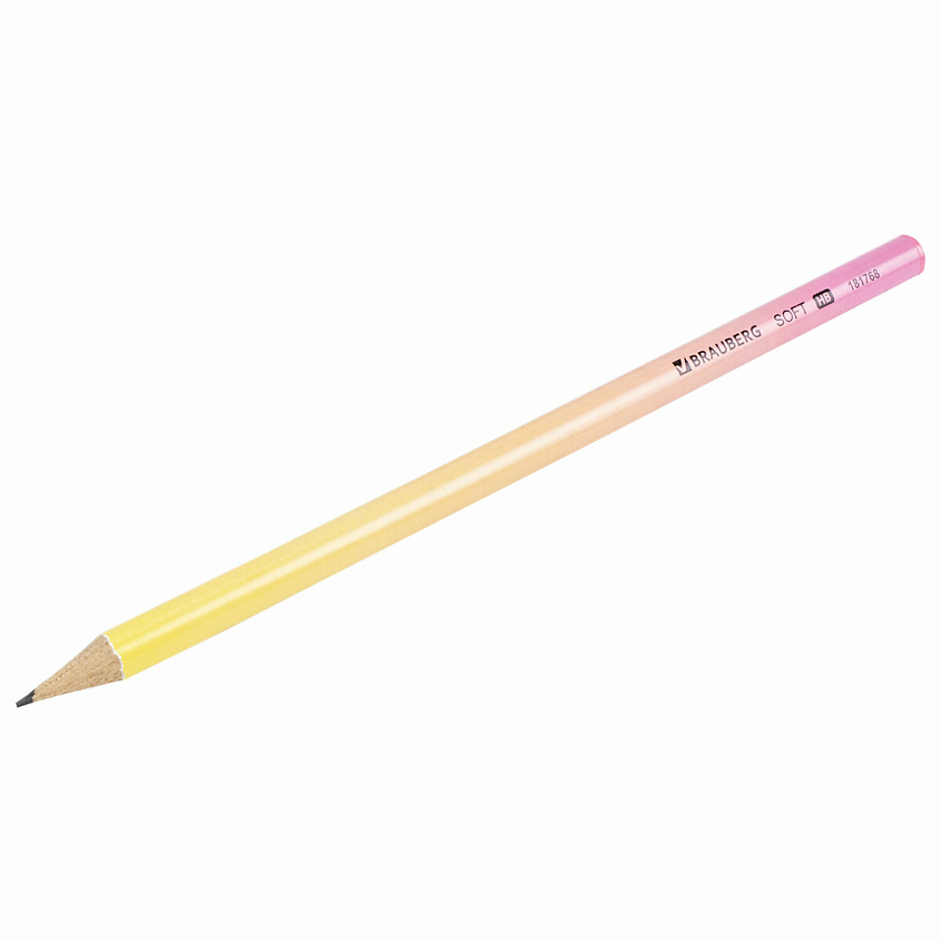 BRAUBERG Набор чернографитных карандашей Soft Pastel – фото 6