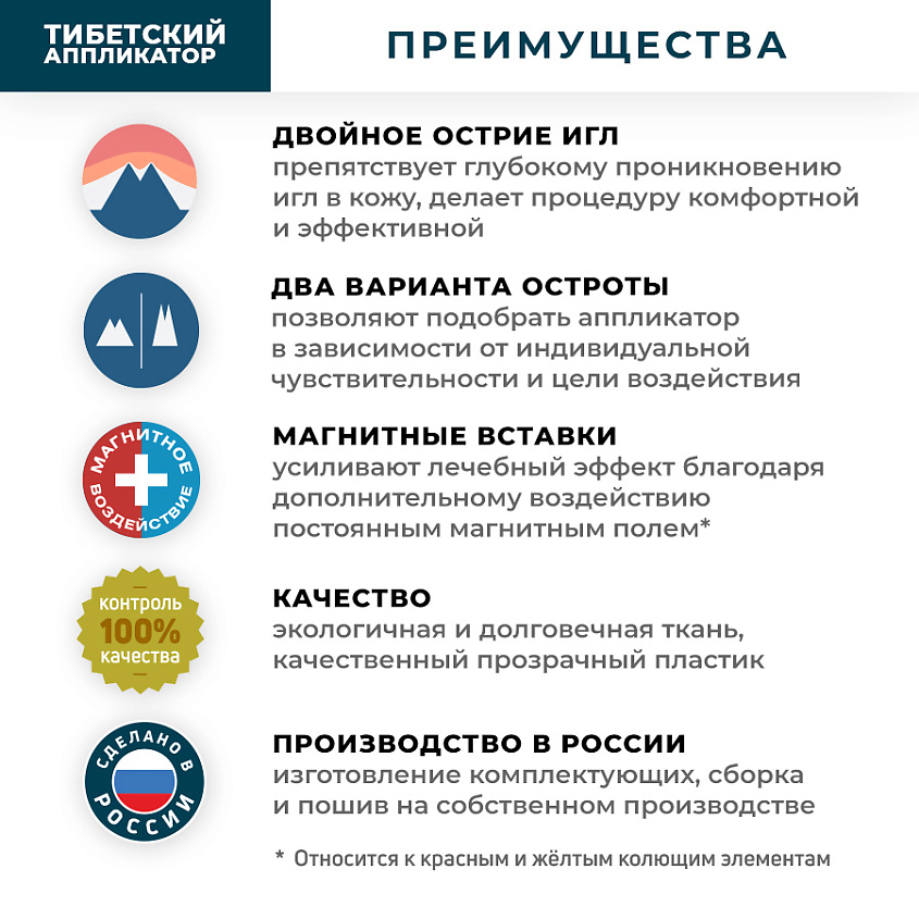 ЛАБОРАТОРИЯ КУЗНЕЦОВА Массажер «Тибетский аппликатор», на подложке 41х60 см – фото 5