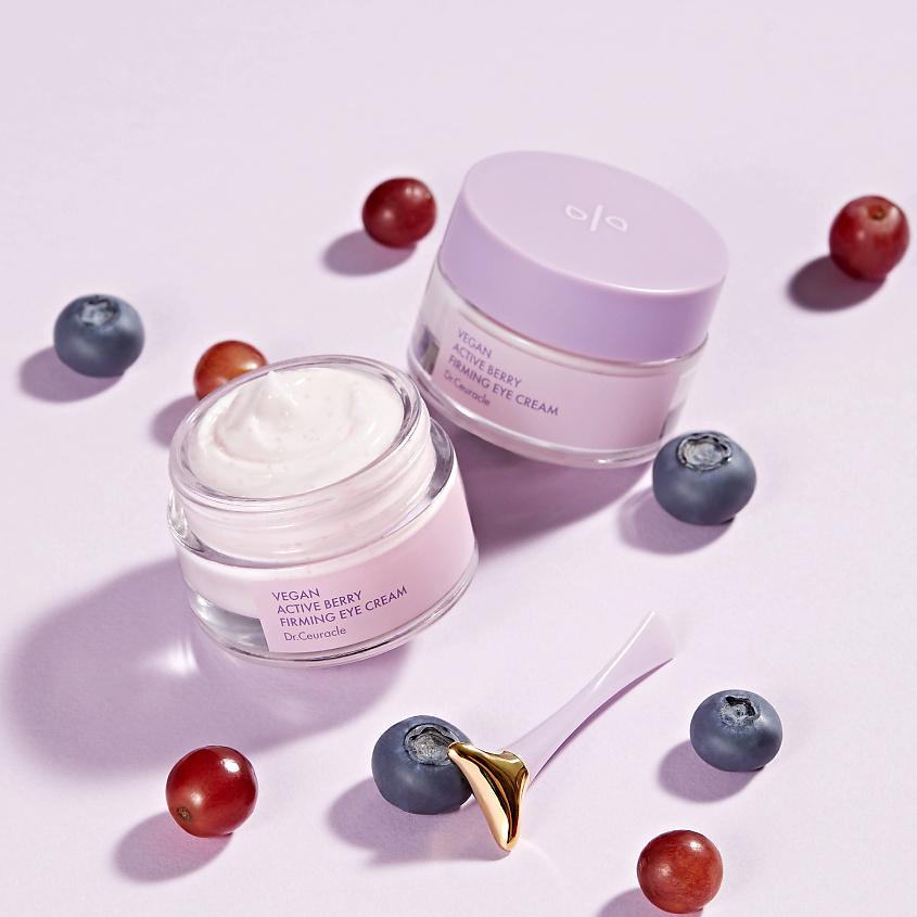 DR. CEURACLE Укрепляющий крем для глаз Активные Ягоды Vegan Active Berry Firming Eye Cream – фото 2