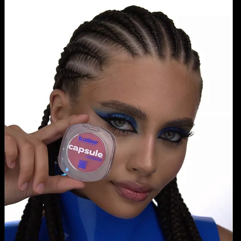 B.COLOUR PROFESSIONAL Румяна для лица и контуринга розовые кремовые CAPSULE, 04 NAKED – фото 15