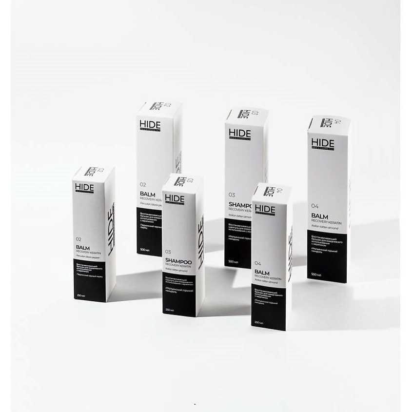 HIDE Восстанавливающий бальзам - кондиционер Итальянский горький миндаль – фото 12