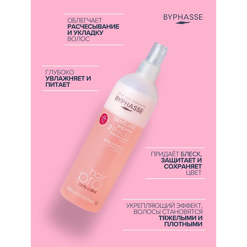 BYPHASSE ЭКСПРЕСС-КОНДИЦИОНЕР для окрашенных волос – фото 7