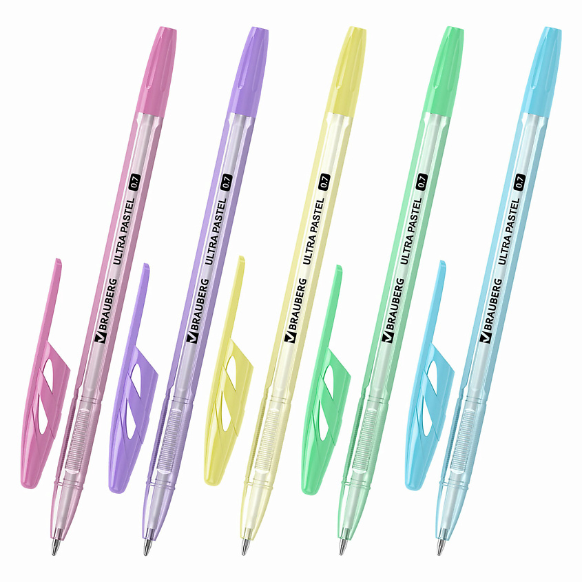 BRAUBERG Набор шариковых ручек Ultra Pastel, узел 0,7 мм – фото 6
