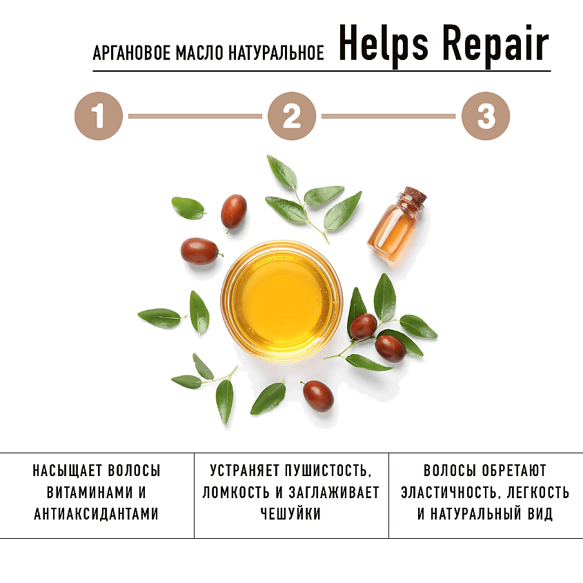 CO PROFESSIONAL Аргановое масло для волос Argan Oil , натуральное – фото 3