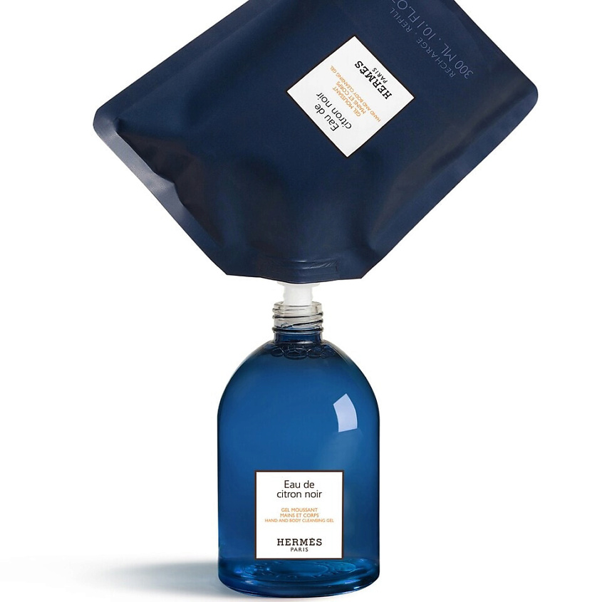HERMES Парфюмированный гель для рук и тела Eau De Citron Noir, 300