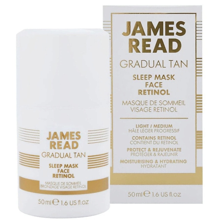 JAMES READ Ночная маска-автозагар для лица с ретинолом SLEEP MASK RETINOL – фото 2