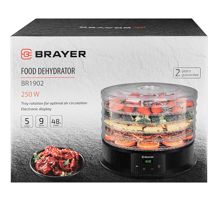 BRAYER Сушилка для продуктов BR1902 – фото 8