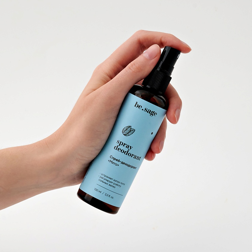BE.SAGE Спрей-дезодорант "Мята" – фото 3