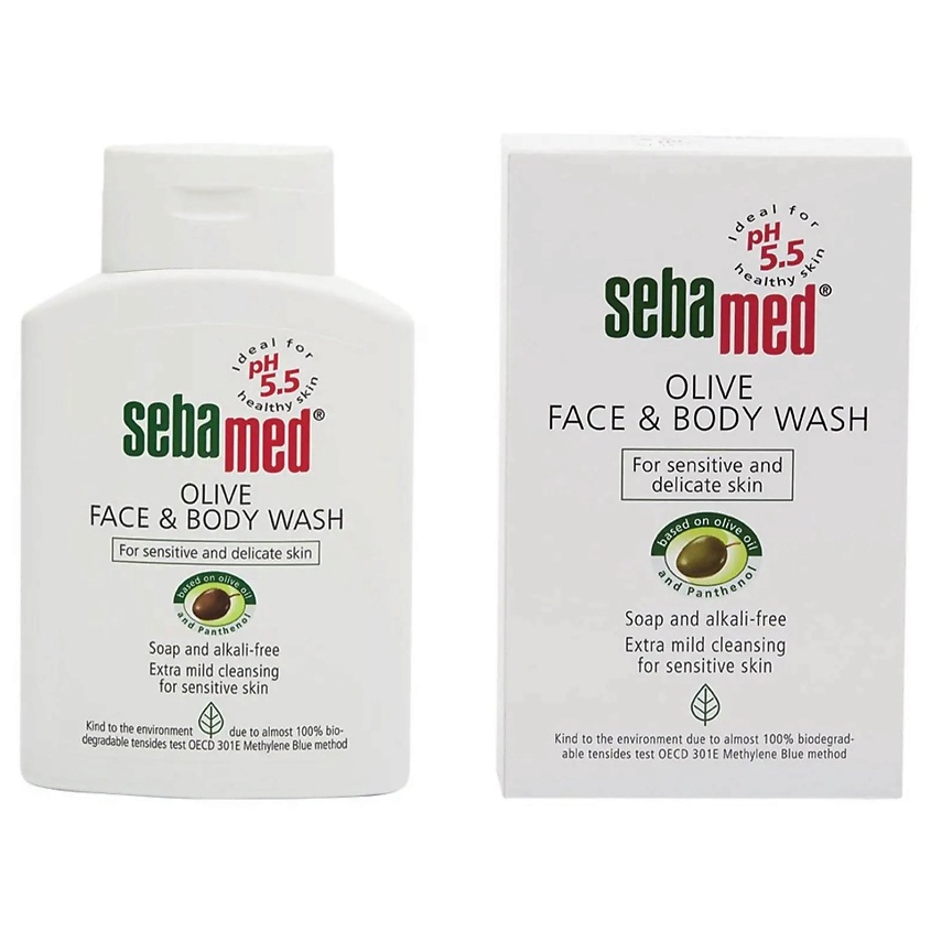 SEBAMED Очищающий гель с оливковым масло для сухой и чувствительной кожи – фото 2